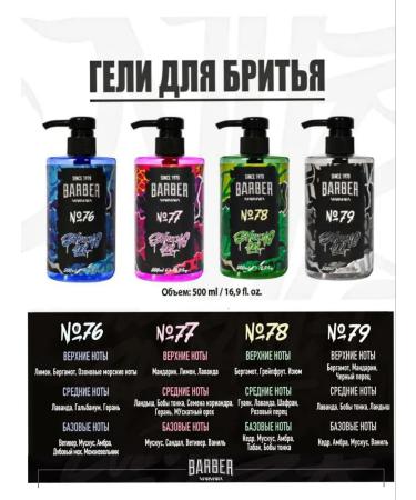 Marmara Barber Gel for shaving male No. 77 500 ml - Buy Online on GoSupps.com