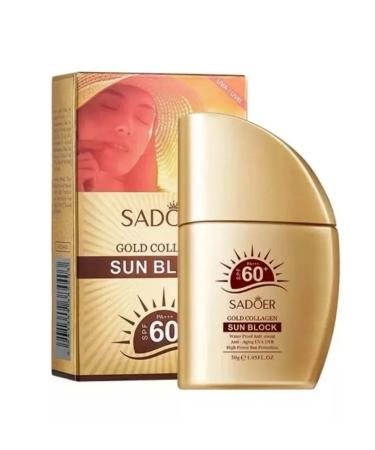 sadoer Sun -protective face and body cream Gold with collagen
