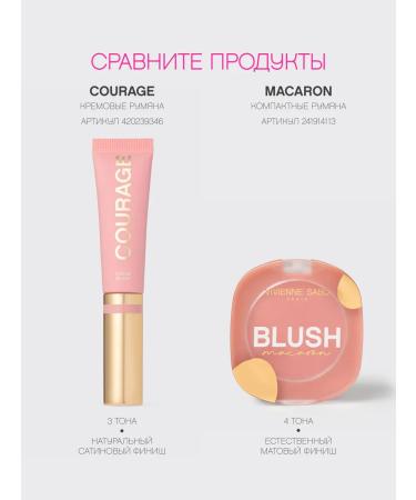 VIVIENNE SABO Creamy blush Courage satin finish t 01 peach - Buy Online on GoSupps.com