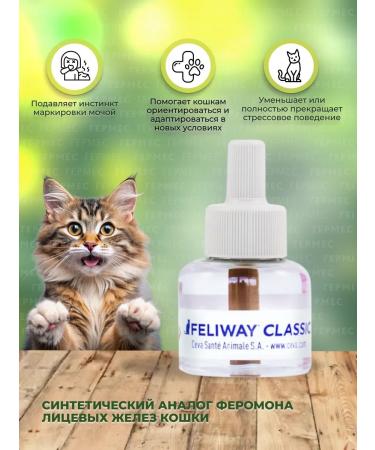 Ceva Felier Classic for cats replaced block 48 ml - Buy Online on GoSupps.com