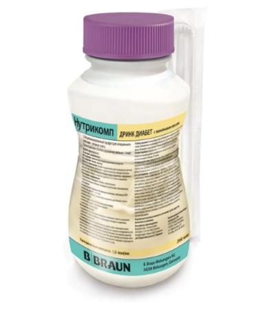 NUTRICOMP Drink Diabetes mixture liquid d Ent vanil 200ml