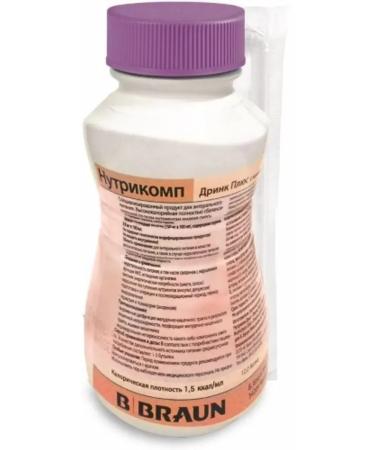 NUTRICOMP Drink plus mixture liquid d Ent tuber 200ml 3 pcs - Buy Online on GoSupps.com