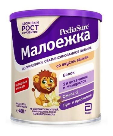 PEDIASURE Pediashur Maloyozhka 400g vanil