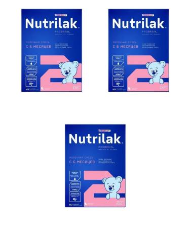 Nutrilak Premium 2 mixture of dry dairy adapter 600g 3 pcs