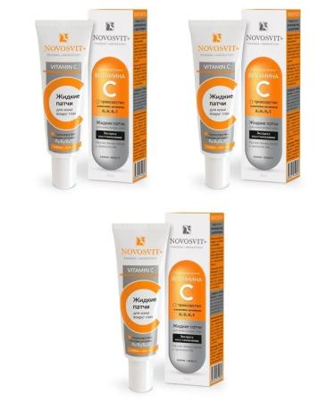Novosvit Liquid patches for the skin around the eyes with vits 30ml 3 pcs