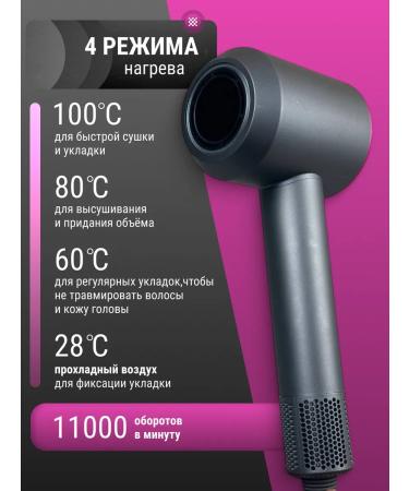 StyleFen Professional hair hair dryer powerful with nozzles 5 in 1 - Buy Online on GoSupps.com