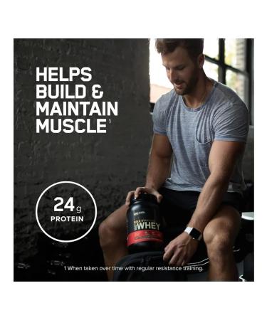 Optimum Nutrition Protein Gold Standard 100% Whey 2270 g - double chocolate - Buy Online on GoSupps.com