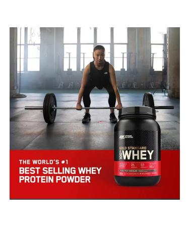 Optimum Nutrition Protein Gold Standard 100% Whey 2270 g - double chocolate - Buy Online on GoSupps.com