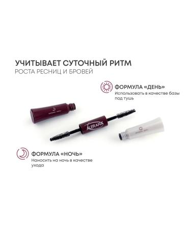 Alerana Eyelash and eyebrow growth stimulator 2x6 ml day night - Buy Online on GoSupps.com