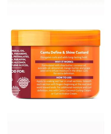 Cantu Hair oil custard cream to give shine - Buy Online on GoSupps.com
