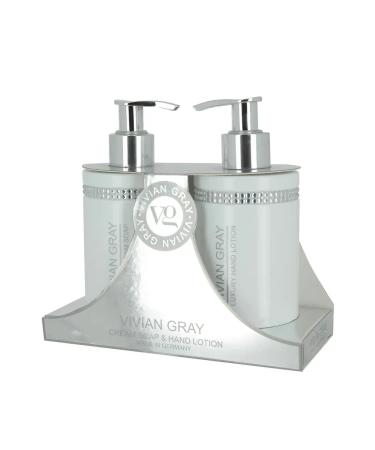 Vivian Gray Hand set white crystal