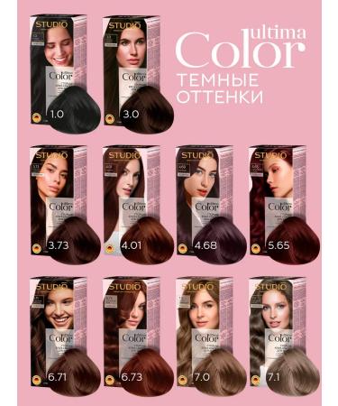 Essem Hair Studio Professional Persistent hair dye Ultima 3.0 Dark Chelkit 2 pcs - Buy Online on GoSupps.com