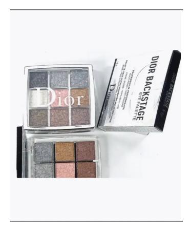Palette eye shadows Dior Backstage 009