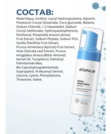 Atopalm Foam for washing the face oxygen cleansing - Buy Online on GoSupps.com