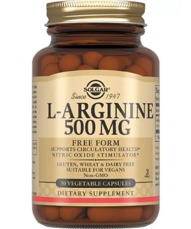 SOLGAR L-Arginine N50 caps 670mg-2pcs - Buy Online on GoSupps.com