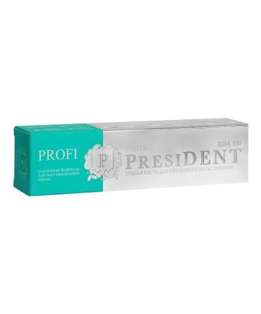President Profi toothpaste White 50ml 3 pcs - Buy Online on GoSupps.com