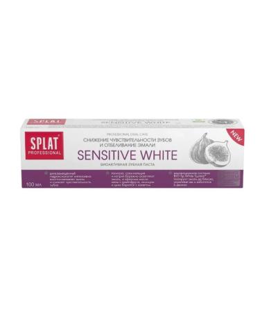 SPLAT Professional Frows toothpaste Sensitive White 100ml 3 pcs - Buy Online on GoSupps.com