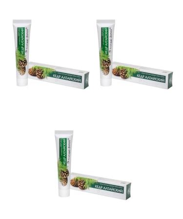 Green Altai Toothpaste Altai Cedar 75g 3 pcs