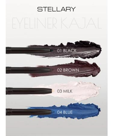 Stellary Automatic eye pencil beige Eyeliner Kajal 03 - Buy Online on GoSupps.com