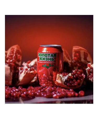 Pomegranate gas drink golden life 24 pcs 300ml - Buy Online on GoSupps.com