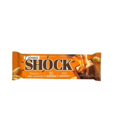 FitnessShock Arachis-salty caramel without sugar 50 g 12 pcs - Buy Online on GoSupps.com