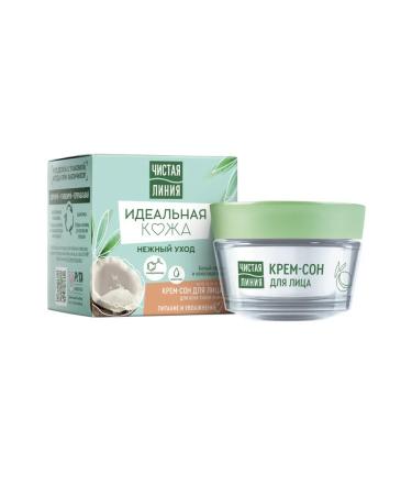 Clean line Cream-senx for the face night. Ideal leather 45ml