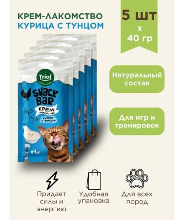 Triol Cotton treats of chicken cream with tuna 40g 5pcs