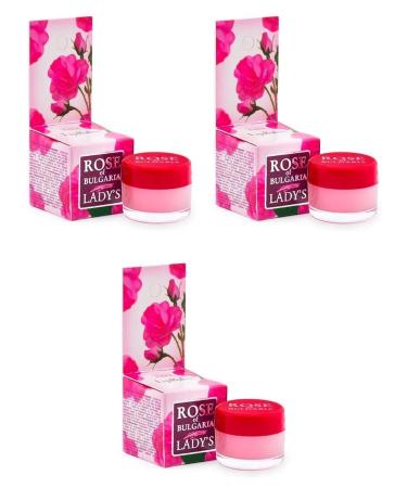 Rose of Bulgaria lip balm 5ml 3 pcs