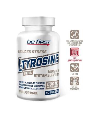 Be First L -Tyrosine 60 tablets - Tyros - Buy Online on GoSupps.com