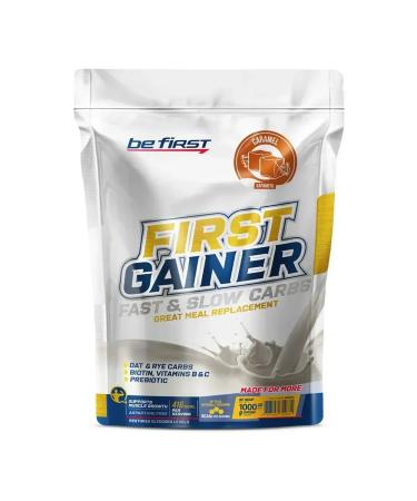 Be First FIRST Gainer Fast & Slow Carbs 1000 g caramel