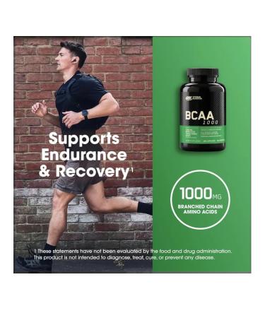 Optimum Nutrition BCAA 1000 200 Capsules (BCAA amino acids) - Buy Online on GoSupps.com