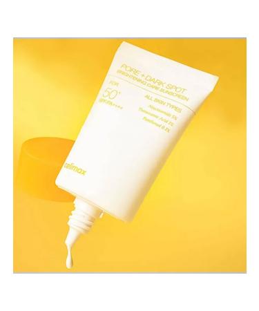 Korean facial care Celimax Pore+Dark Spot Sunscreen SPF 50 Sun. - Buy Online on GoSupps.com