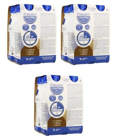 Fresubin Drink 2 kcal from baking fibers with a taste of 200ml 3 pcs