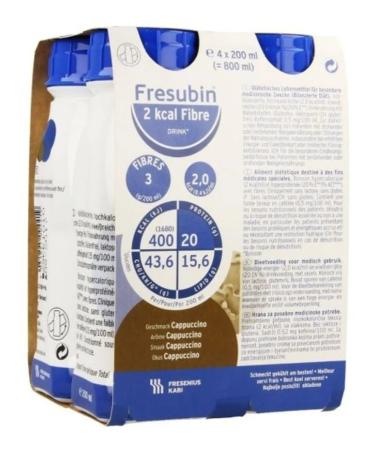 Fresubin Drink 2 kcal from baking fibers with a taste of 200ml 3 pcs - Buy Online on GoSupps.com