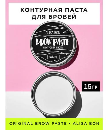 Alisa Bon Contour paste for eyebrow architecture color white
