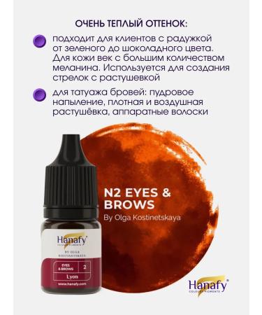 Hanafy Pigment for permanent and tattooing eyelids and eyebrows - Buy Online on GoSupps.com