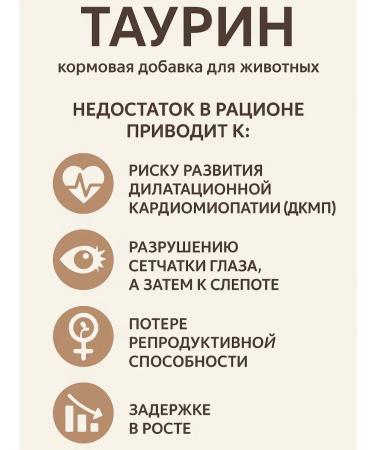 Zagotovki Shop Amino acid Taurin 99% for cats and dogs 500 grams - Buy Online on GoSupps.com