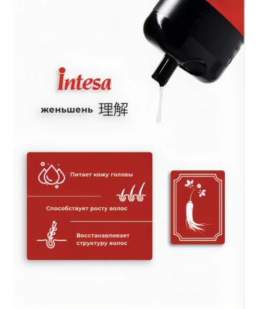 INTESA Shampoo and shower gel 2 in 1 with ginseng - Buy Online on GoSupps.com
