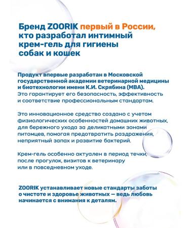 ZOORIK Shampoo-gel for intimate hygiene of dogs soothing 1 liter - Buy Online on GoSupps.com