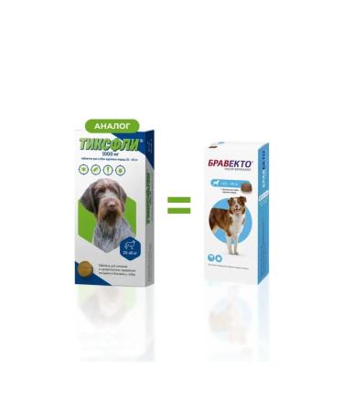 Tixfli Dog tablets from fleas 1000 mg - Buy Online on GoSupps.com