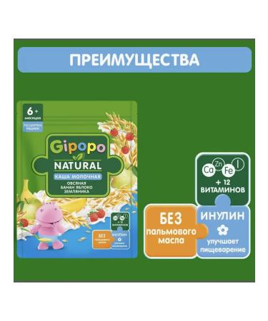 GIPOPO Oatmeal porridge banana apple -earth 3 pcs - Buy Online on GoSupps.com