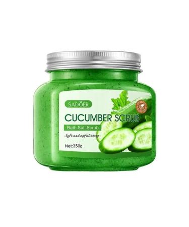 Cleaning body scrub with cucumbers and vitamin C