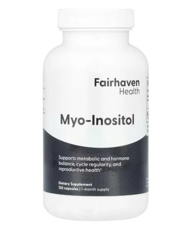 Fairhaven Health Myo Inositol for women and men 120 capsules - Buy Online on GoSupps.com