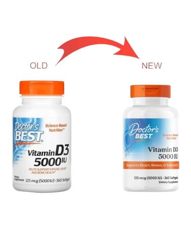Doctor's Best Vitamin d3 vitamin D3 Doctor S Best 360 caps - Buy Online on GoSupps.com