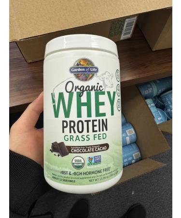 Garden of Life Organic whey protein chocolate 396 g - Buy Online on GoSupps.com