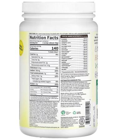 Garden of Life Raw Organic Plant protein chocolate 660 g - Buy Online on GoSupps.com