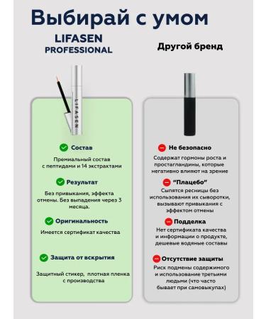 LIFASEN Eyelaw and eyebrows growth - Buy Online on GoSupps.com