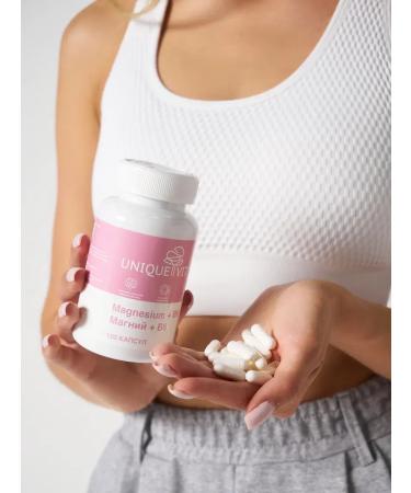 UNIQUEVIT Magnesium B6 citrate for women 120 pcs - Buy Online on GoSupps.com