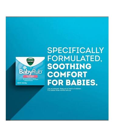 Vicks Babyrub Balsam with aloe eucalyptus and rosemary 50 ml - Buy Online on GoSupps.com