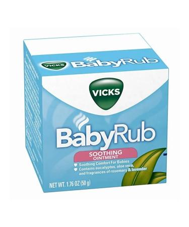 Vicks Babyrub Balsam with aloe eucalyptus and rosemary 50 ml - Buy Online on GoSupps.com